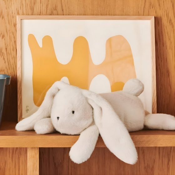 Liewood - Peluche lapin Liewood – Doudou bébé tout doux en tissu recyclé – Compagnon réconfortant dès la naissance - Polyester Recyclé - Polyester Recyclé