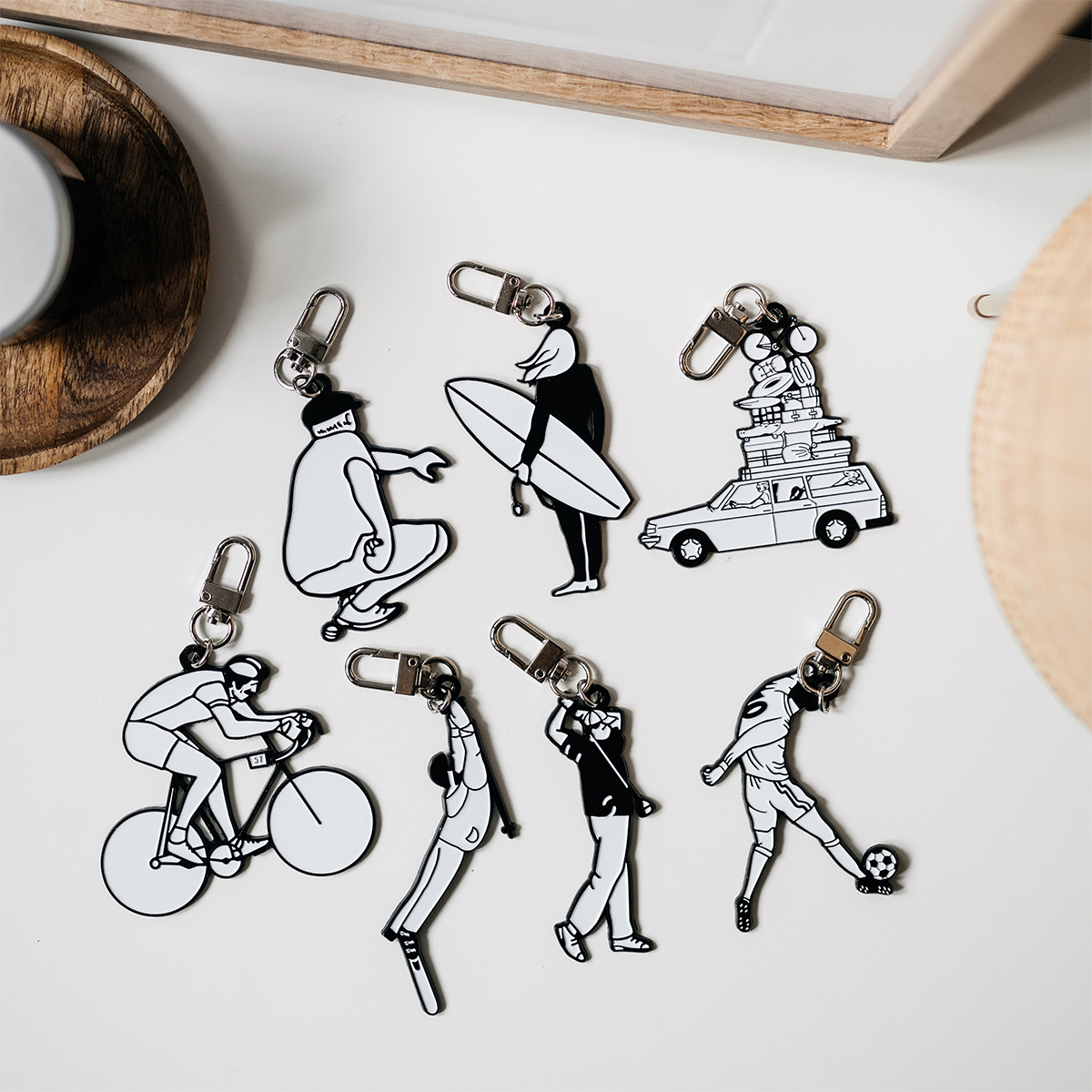 Porte-clé sportif