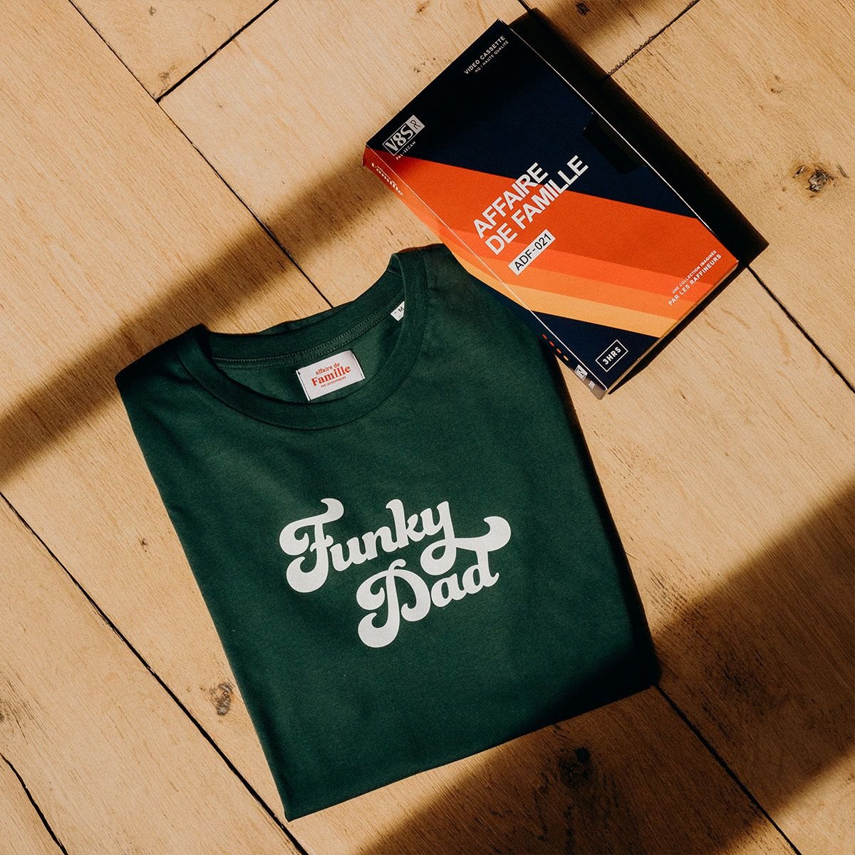 T-shirt Funky Dad - Vert
