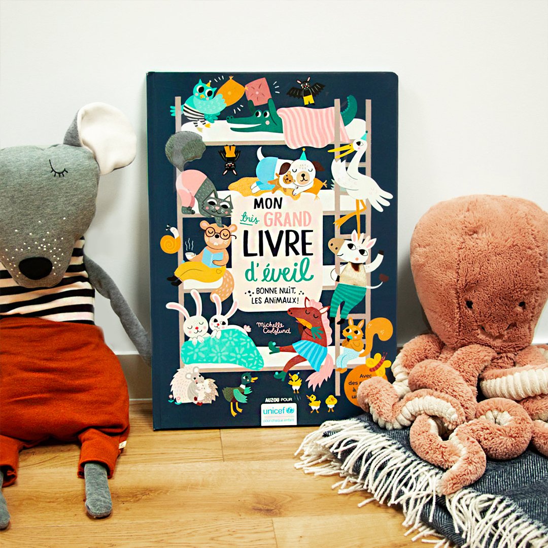Mon très grand livre d’éveil - Bonne nuit, les animaux !