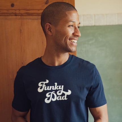 T-shirt Funky Dad - Navy