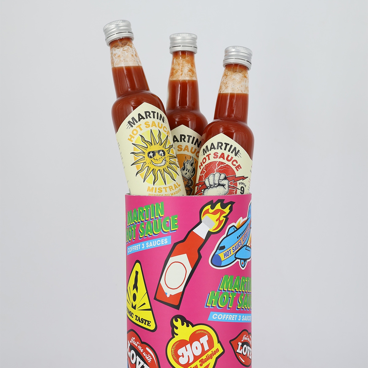 Coffret 3 sauces piquantes