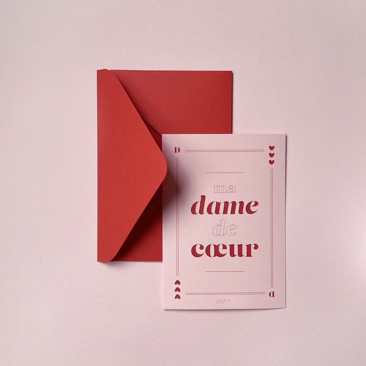 Carte Dame de coeur