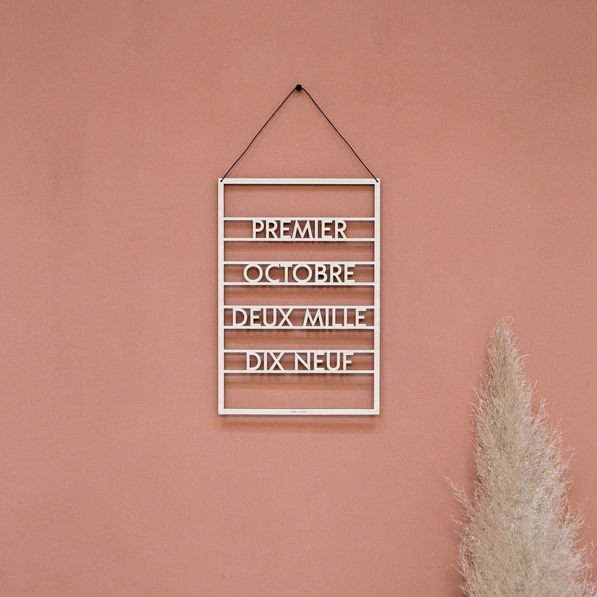 Date souvenir encadrée