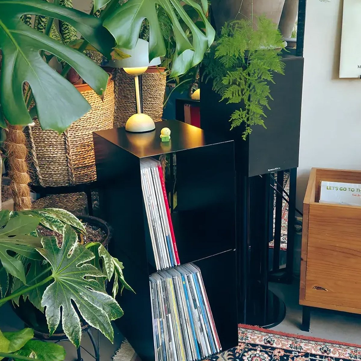 Meuble acoustique et rangement vinyles