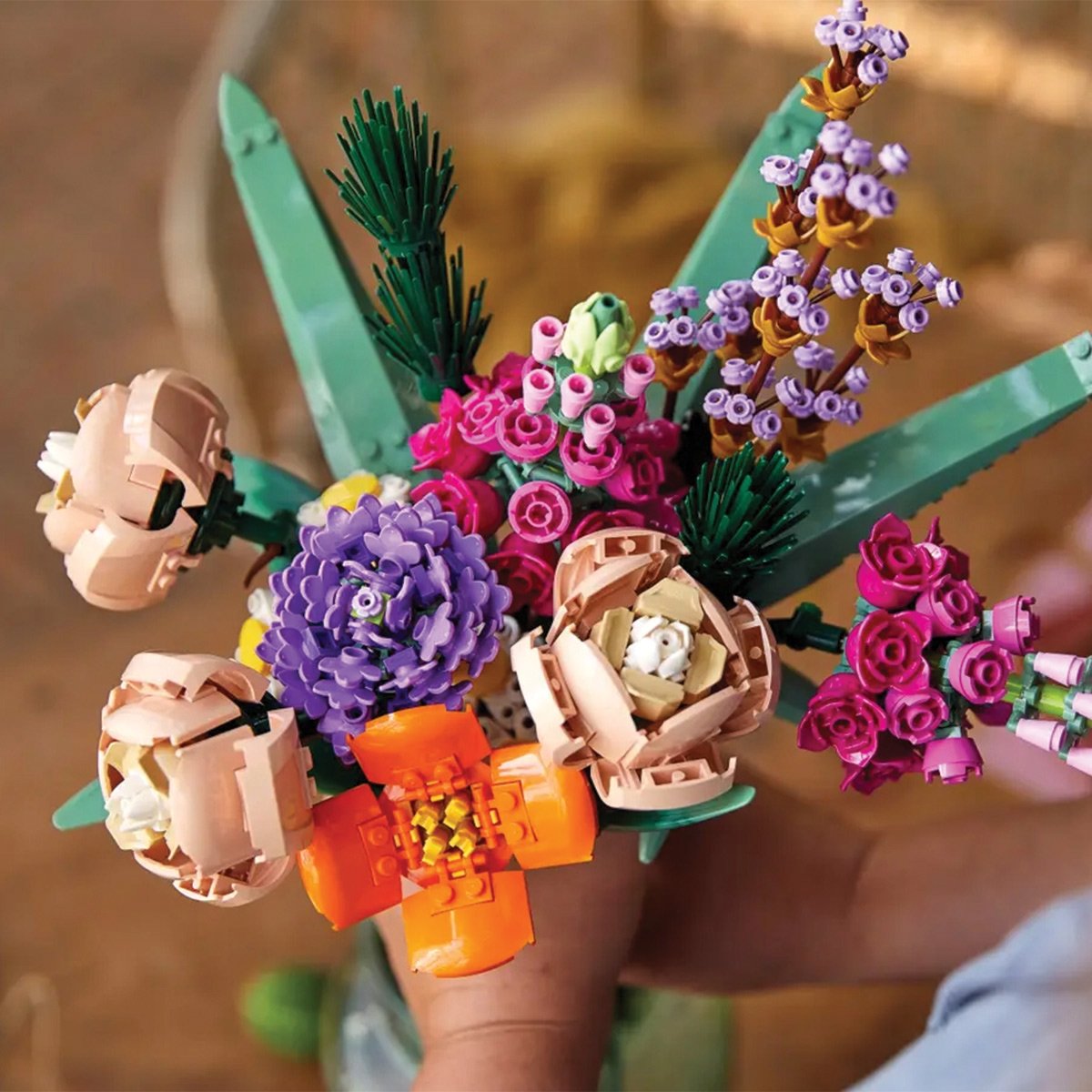 Bouquet de fleurs à construire LEGO