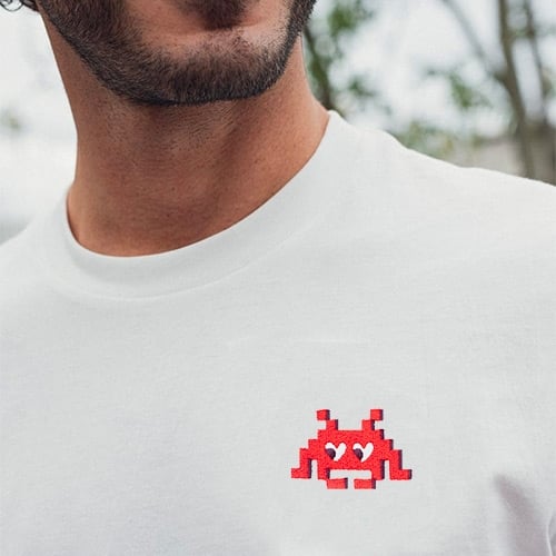 T-shirt space invader