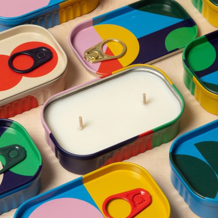 Bougie parfumée - boîte de conserve rétro Second image