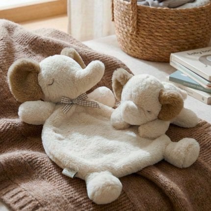 Coffret naissance duo de peluches éléphant