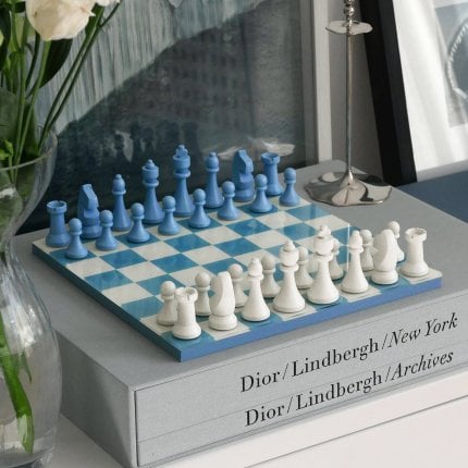 Jeu d'échecs bleu Second image