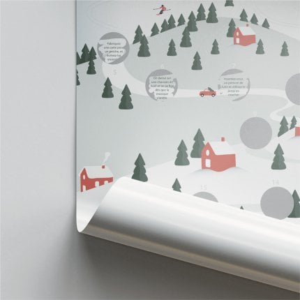 Calendrier de l'Avent famille à gratter Second image