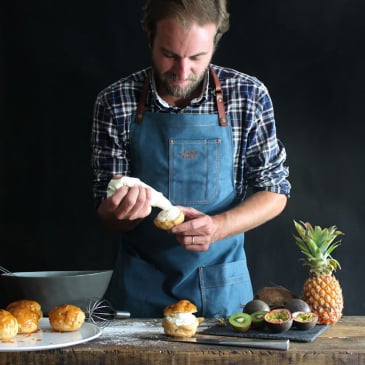 Tablier en toile vintage