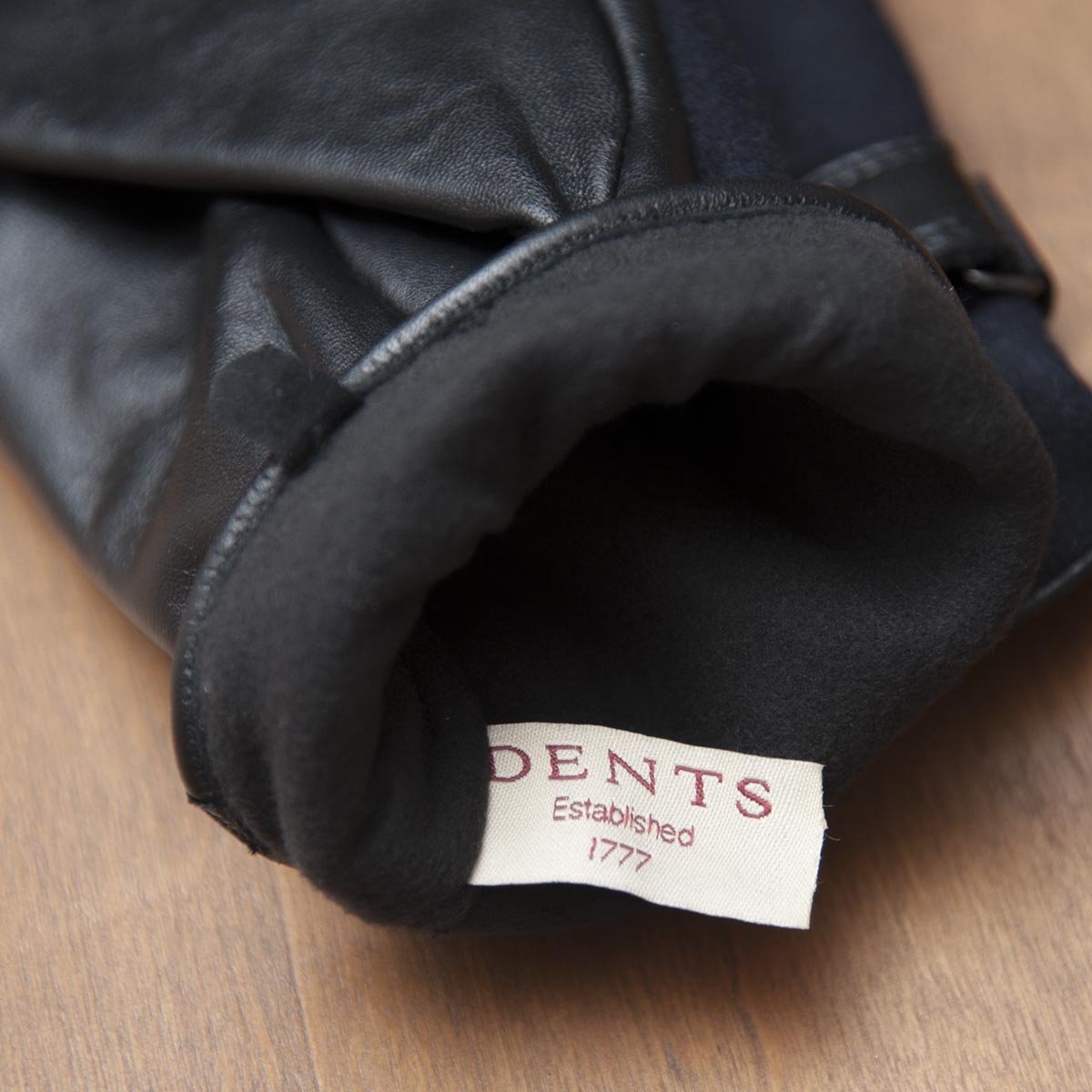 Gants en cuir et flanelle by Dents