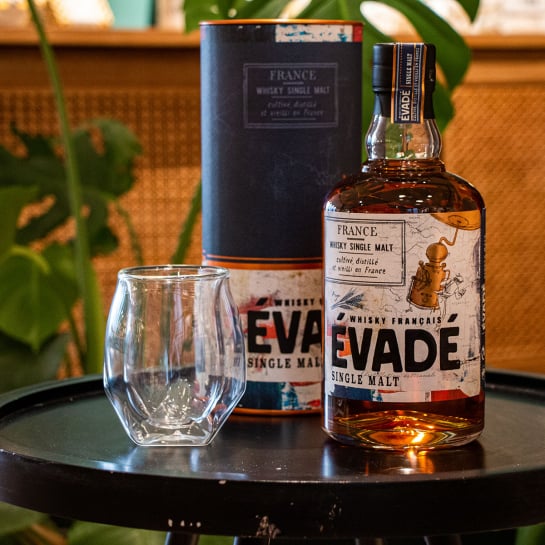 Whisky français évadé – Whiskies du monde, sélection de single malts 70 cl assemblés artisanalement en France, expérience authen