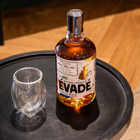 Whisky français évadé – Whiskies du monde, sélection de single malts 70 cl assemblés artisanalement en France, expérience authen