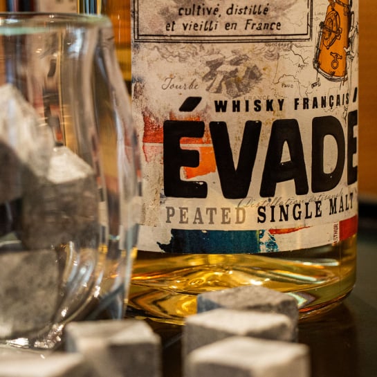 Whisky français évadé – Whiskies du monde, sélection de single malts 70 cl assemblés artisanalement en France, expérience authen