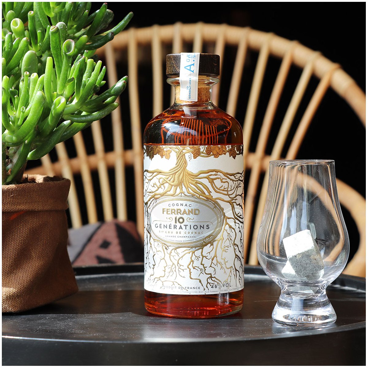 Cognac 10 Générations La Maison du Whisky – Assemblage de Grande Champagne, notes fruitées et mentholées, artisanal