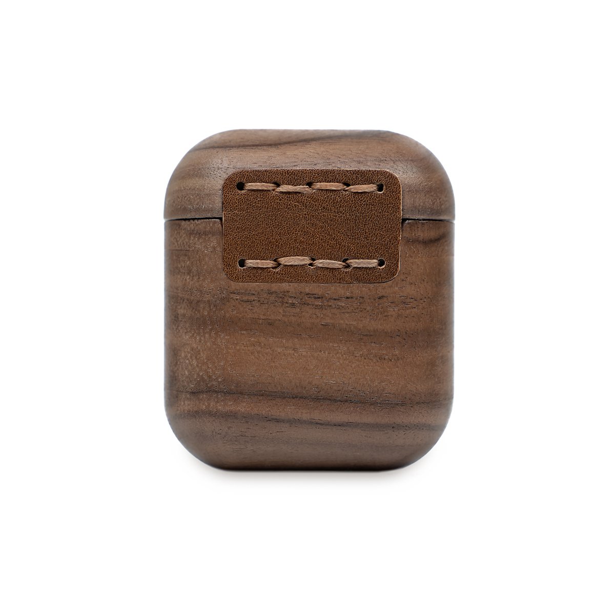Étui pour AirPods en noyer Oakywood – Étui en noyer poli à la main, protection élégante et compatible recharge sans fil Qi
