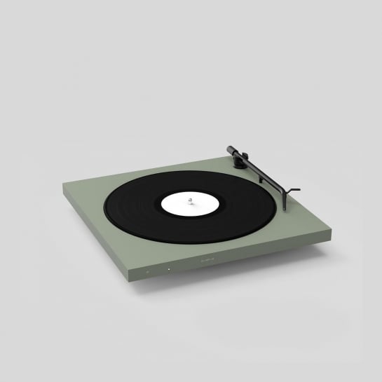 Platine vinyle bluetooth haut de gamme - Tourne disque - Lecteur vinyle design minimaliste vintage - Fabriqué en Europe