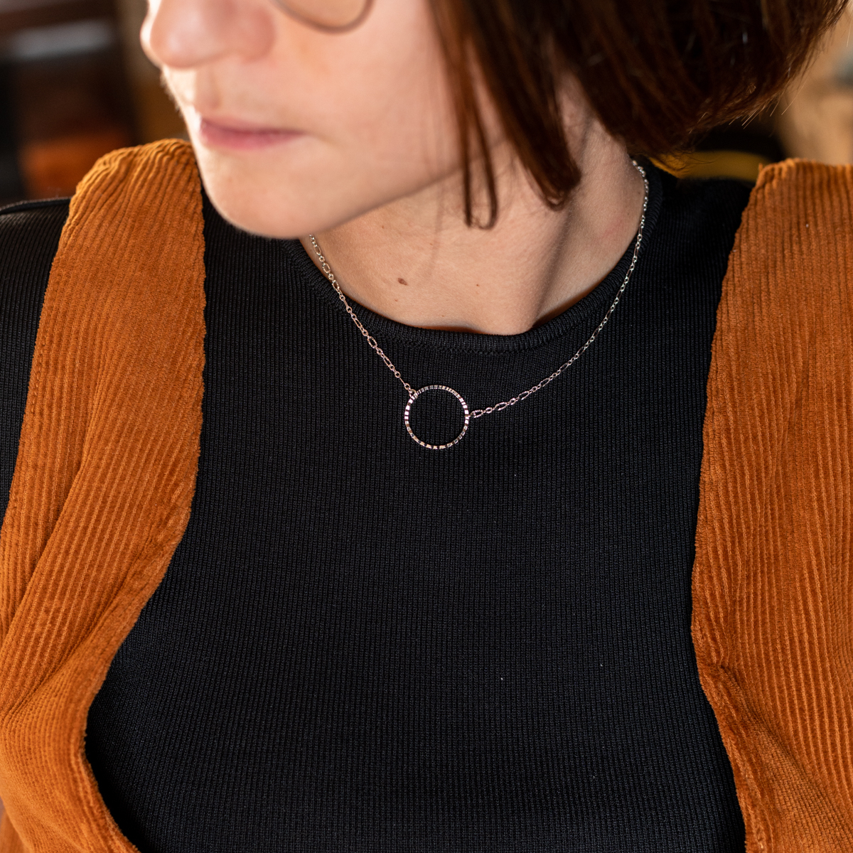 Collier Anneau Livia - Les Raffineurs