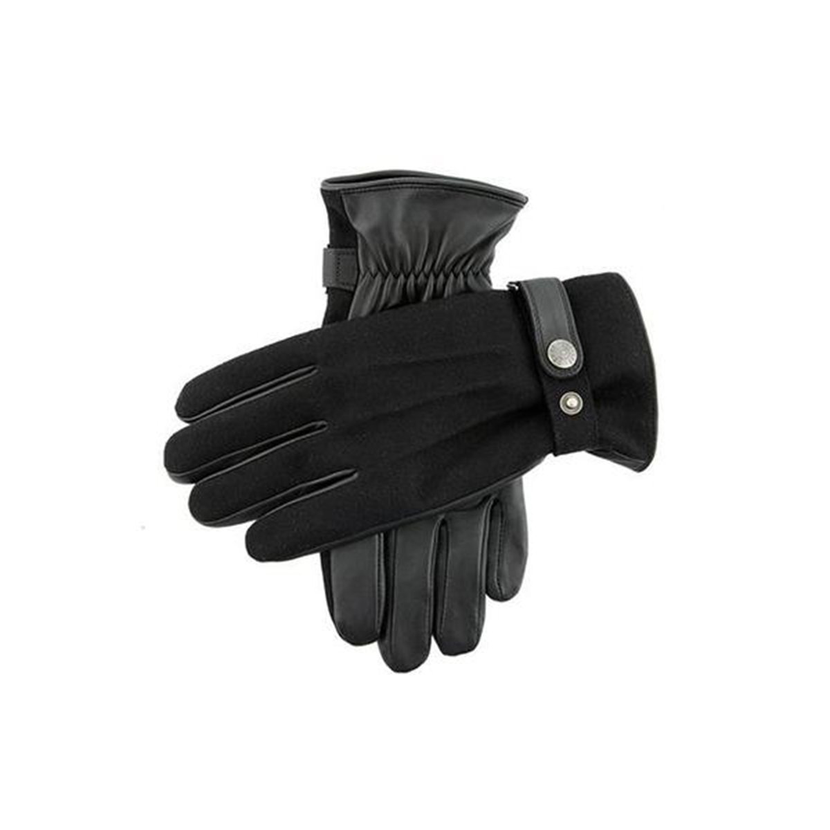 Gants en cuir et flanelle Dents – Doublure polaire, style britannique, fabriqués en Angleterre, robustes & souples