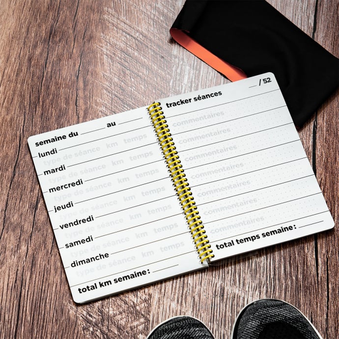 Carnets de développement personnel Le Papier Tigre – Carnets A5 colorés, guides bien-être, rêves, et running, design français su