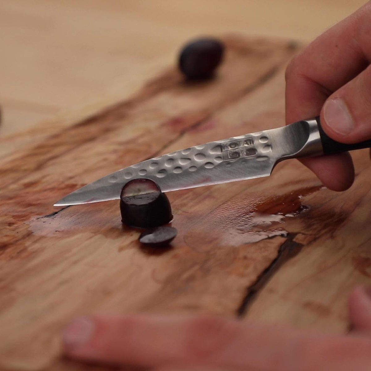 Couteaux japonais Kotai – Santoku, Kiritsuke, office – Lames en acier inox ultra-tranchantes, manche bois