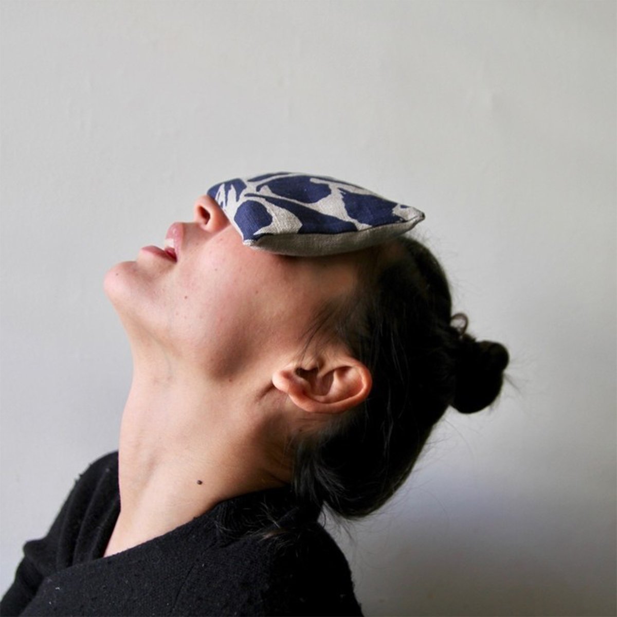 Coussin pour les yeux Blasta Henriët – Relaxation chauffante ou rafraîchissante, 100% lin, fabriqué en Angleterre