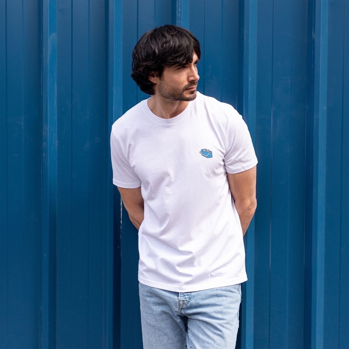 T-shirt imprimé Le Départ FE RE – T-shirt coton bio imprimé en France, design estival voyageurs et aventuriers