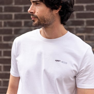 T-shirt brodé l'Avion (image 2)