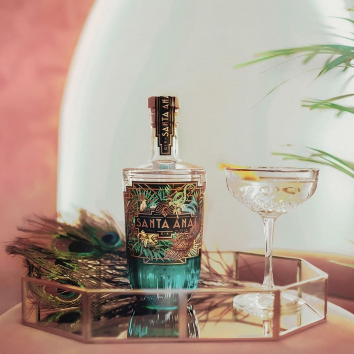 Gin philippin Santa Ana – Arômes d’ylang-ylang & agrumes locaux, 42,3°, 70 cl – Évasion exotique made in Philippines