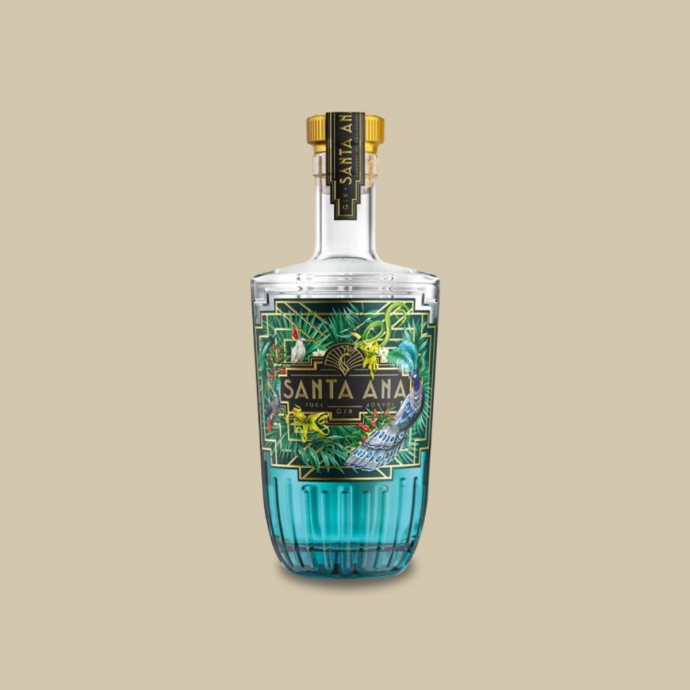 Gin philippin Santa Ana – Arômes d’ylang-ylang & agrumes locaux, 42,3°, 70 cl – Évasion exotique made in Philippines