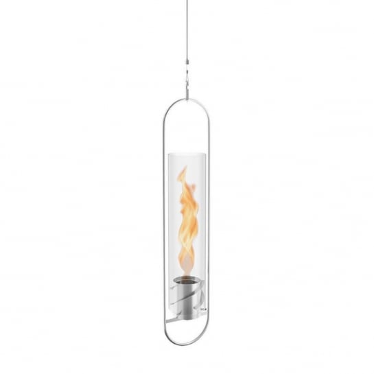 Cheminée suspendue indoor & outdoor – Höfats, cheminée bioéthanol en verre borosilicate, design primé, ambiance chaleureuse et s