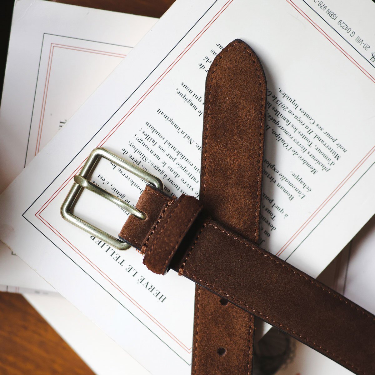 ceinture homme marron