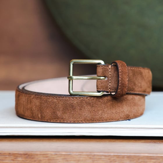 ceinture homme beige