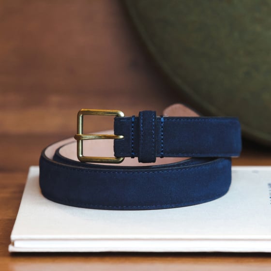 ceinture homme bleu