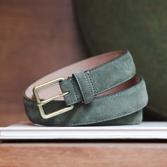 ceinture homme verte
