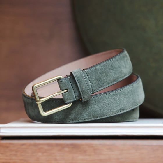 ceinture homme verte