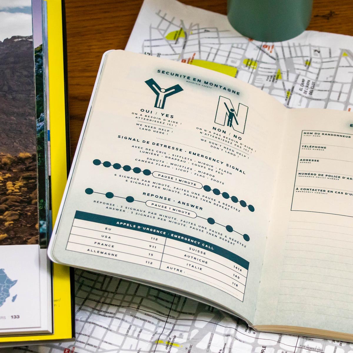 Carnet de Randonnée – Aventura Editions, carnet A5 pour noter itinéraires et souvenirs, format pratique et inspirant, imprimé en