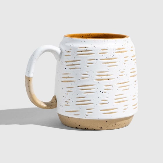 Mug en grès United By Blue – Mug en grès artisanal, design minimaliste et éco-responsable, 480 ml, compatible micro-ondes
