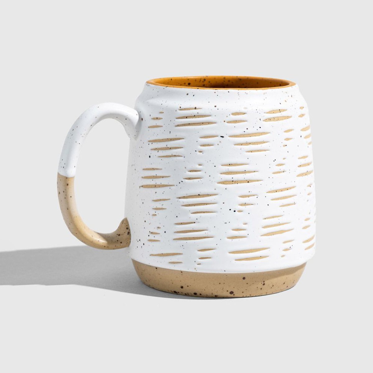 Mug en grès United By Blue – Mug en grès artisanal, design minimaliste et éco-responsable, 480 ml, compatible micro-ondes