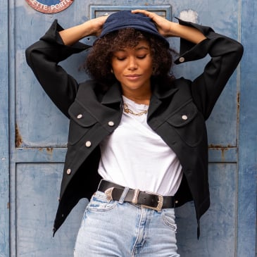 Bob en velours côtelé Image 22154