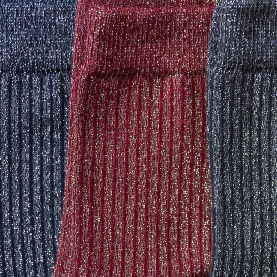 Trio de chaussettes à paillettes – Épilogue, ensemble scintillant coton pour illuminer vos pieds, design tendance