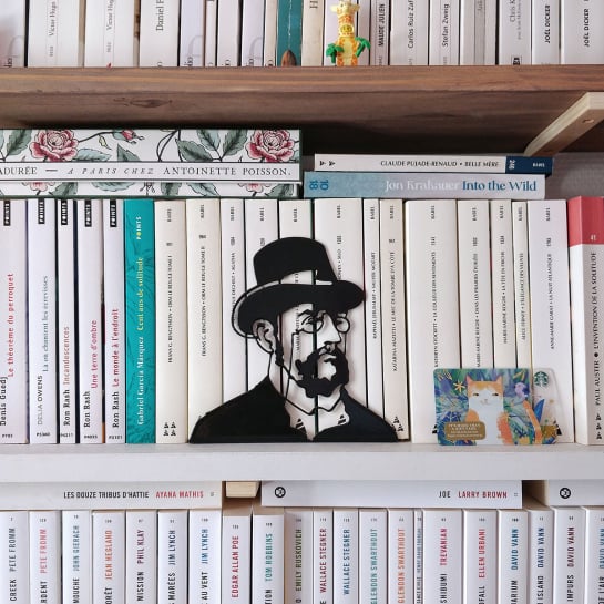 Serre-livres auteur célèbre - Les Raffineurs