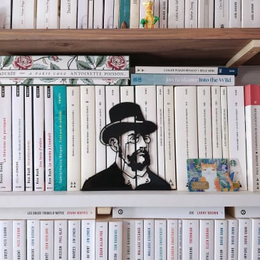 Serre-livres auteur célèbre