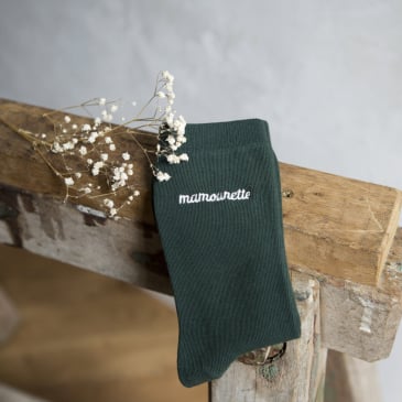 Chaussettes brodées “Mamounette”