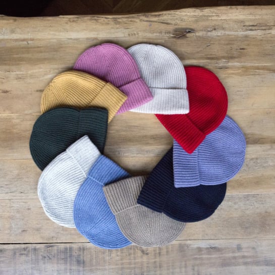 Bonnet laine & cachemire Épilogue – Doux, chaud et intemporel – 10 couleurs, taille unique, fabriqué en Europe