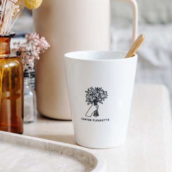 Mug Expression Française – Okuri, mug en faïence sérigraphié d’expressions humoristiques, 25 cl, fabriqué en Europe pour vos pau