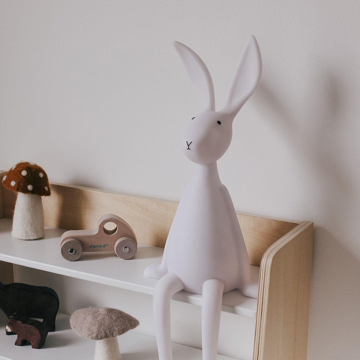 Veilleuse Lapin Joseph Rose in April - Lampe LED Bébé  Lumière Douce, Sécurisée & Design Tendre (Rose In April) - Image 2