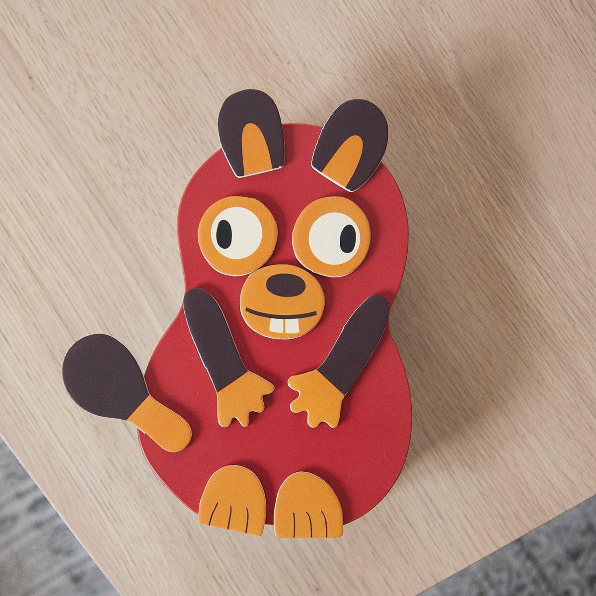 Jeu Magnétique Djeco - Puzzle Aimanté en Boîte Métal | 41 Pièces à Assembler - Créativité & Motricité